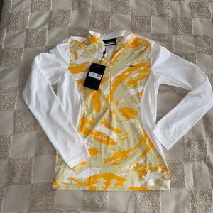 NWT J.Lindeberg Marilyn Half Zip Mid Layer size Small